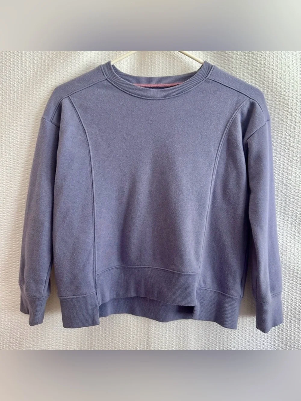 OshKosh B’gosh Girls Periwinkle Blue Crewneck Sweatshirt Size 10 10A Cozy Soft